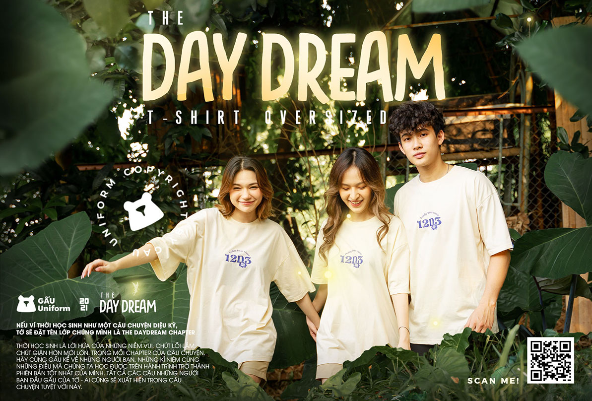 BST ÁO LỚP TSHIRT OVERSIZED THE DAYDREAM CHAPTER