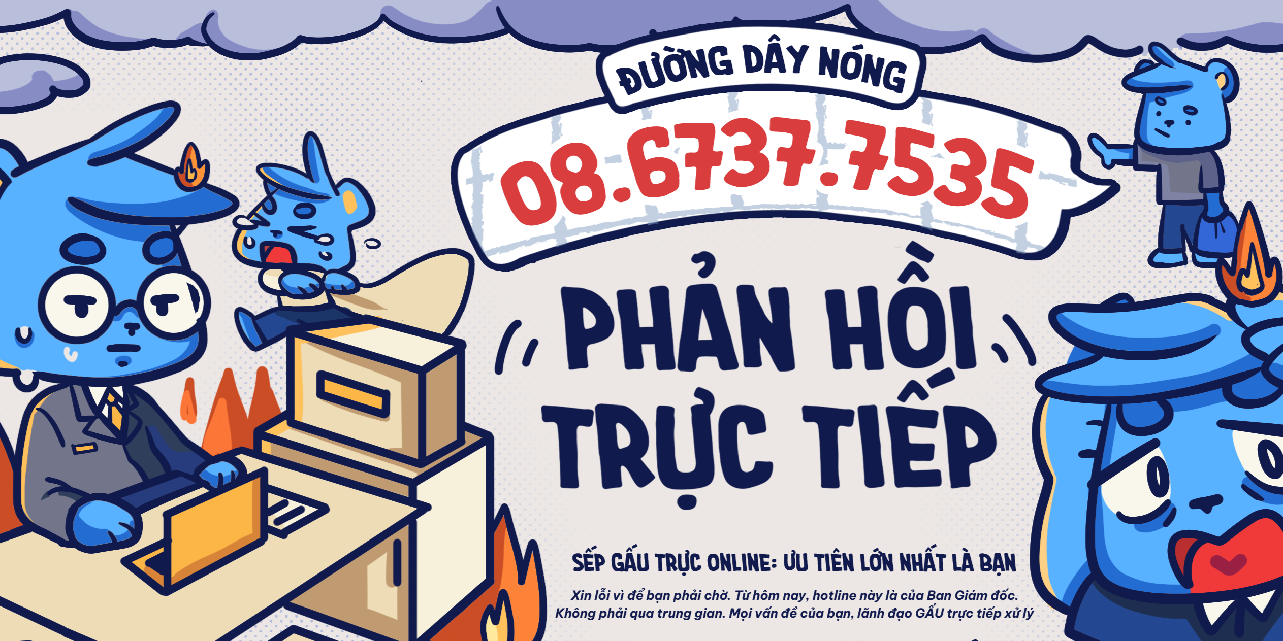 HOTLINE PHẢN HỒI TRỰC TIẾP