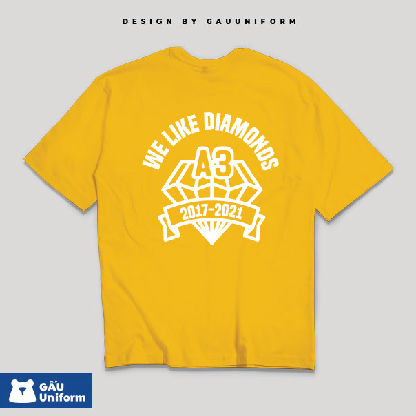 Áo lớp T-Shirt Oversized Vàng Mustard