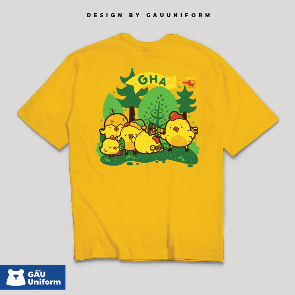 Áo lớp T-Shirt Oversized Vàng Mustard
