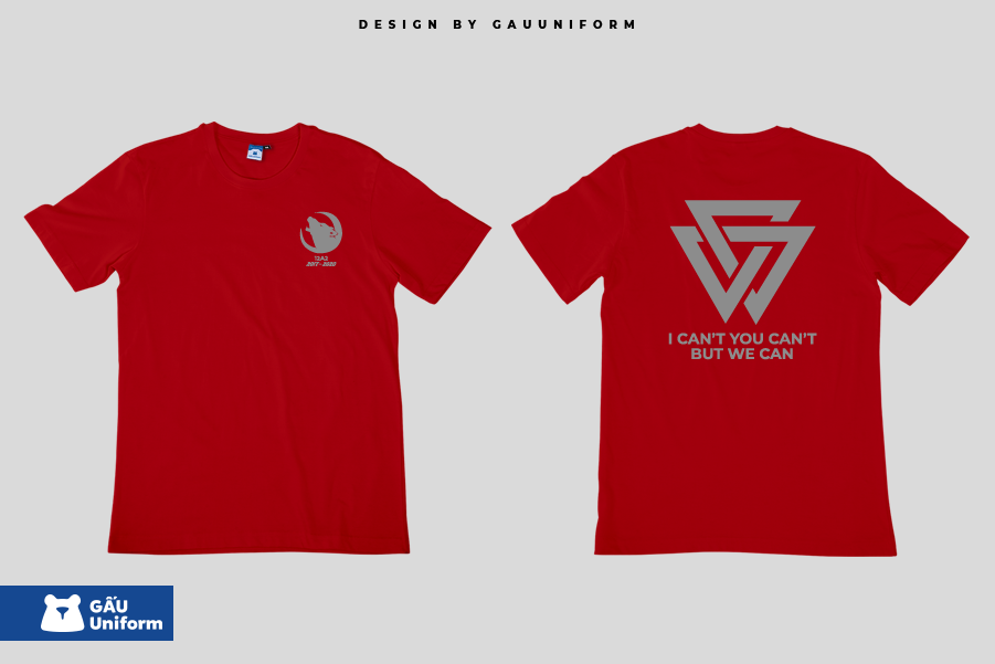 Áo lớp T-Shirt Unisex Đỏ Tươi