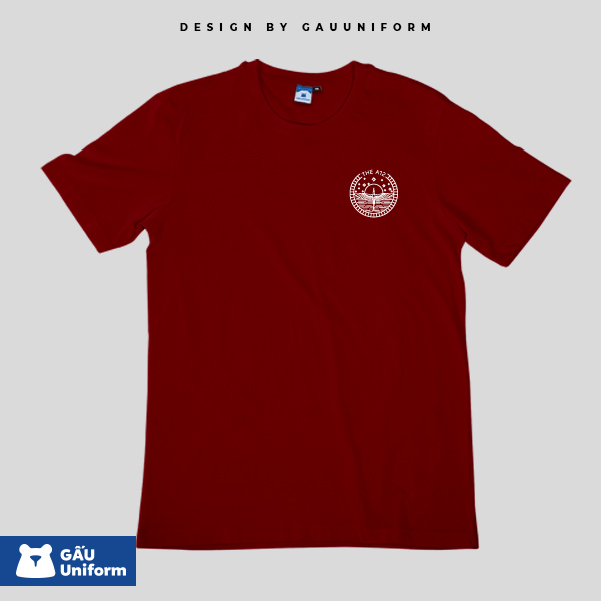 Áo lớp T-Shirt Unisex Đỏ Đô