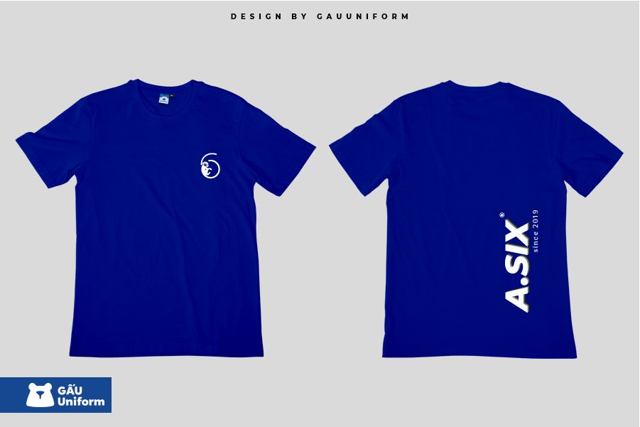 Áo Lớp T-Shirt Unisex Xanh Cobalt