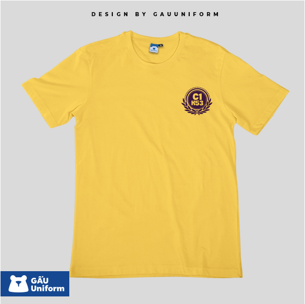 Áo lớp T-Shirt Unisex Vàng Mơ