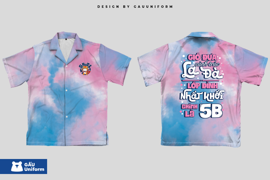 Áo Lớp Sơ Mi Tie Dye SM412