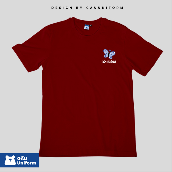 Áo lớp T-Shirt Unisex Đỏ đô