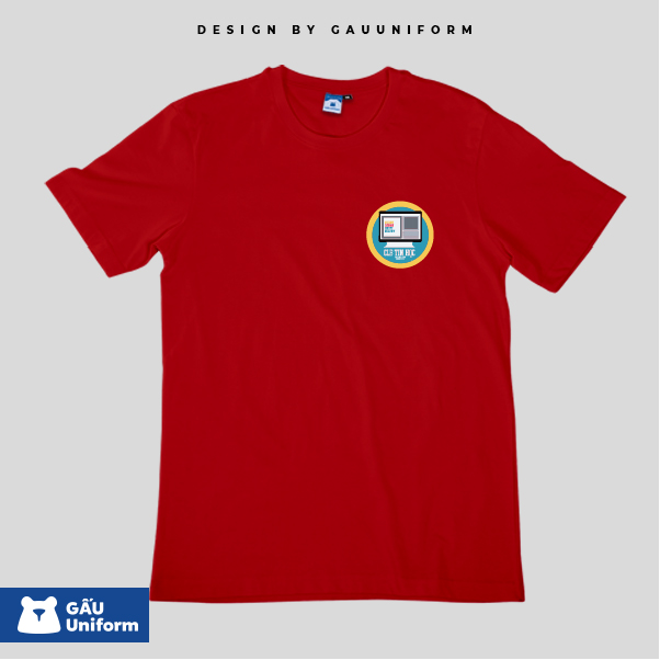 Áo Lớp T-Shirt Unisex Đỏ Tươi
