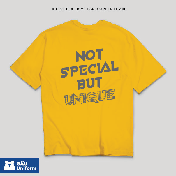 Áo Lớp T-Shirt Oversized Vàng Mustard