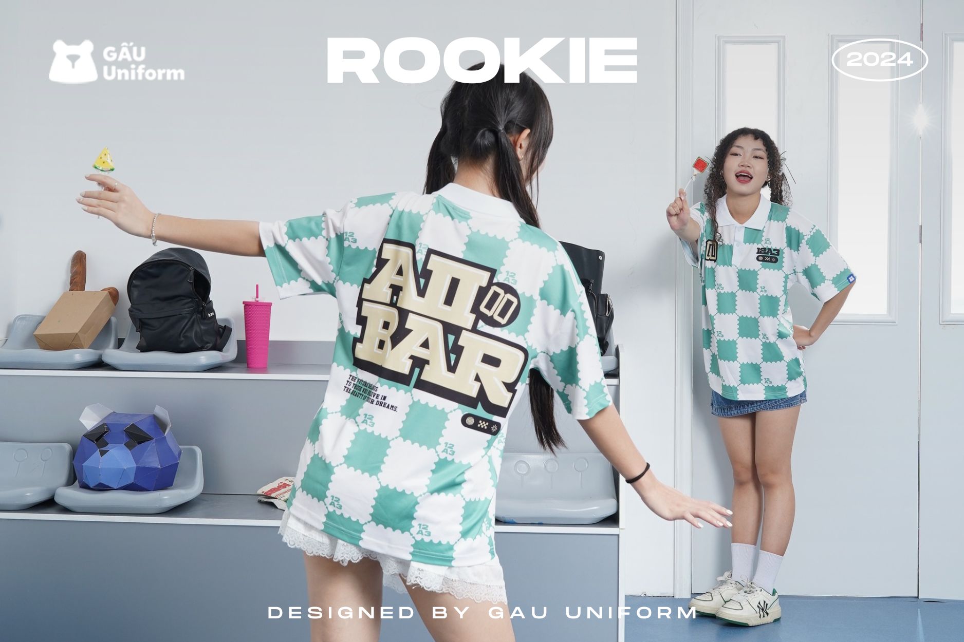 Áo lớp Rookie Xanh Lục Nhạt