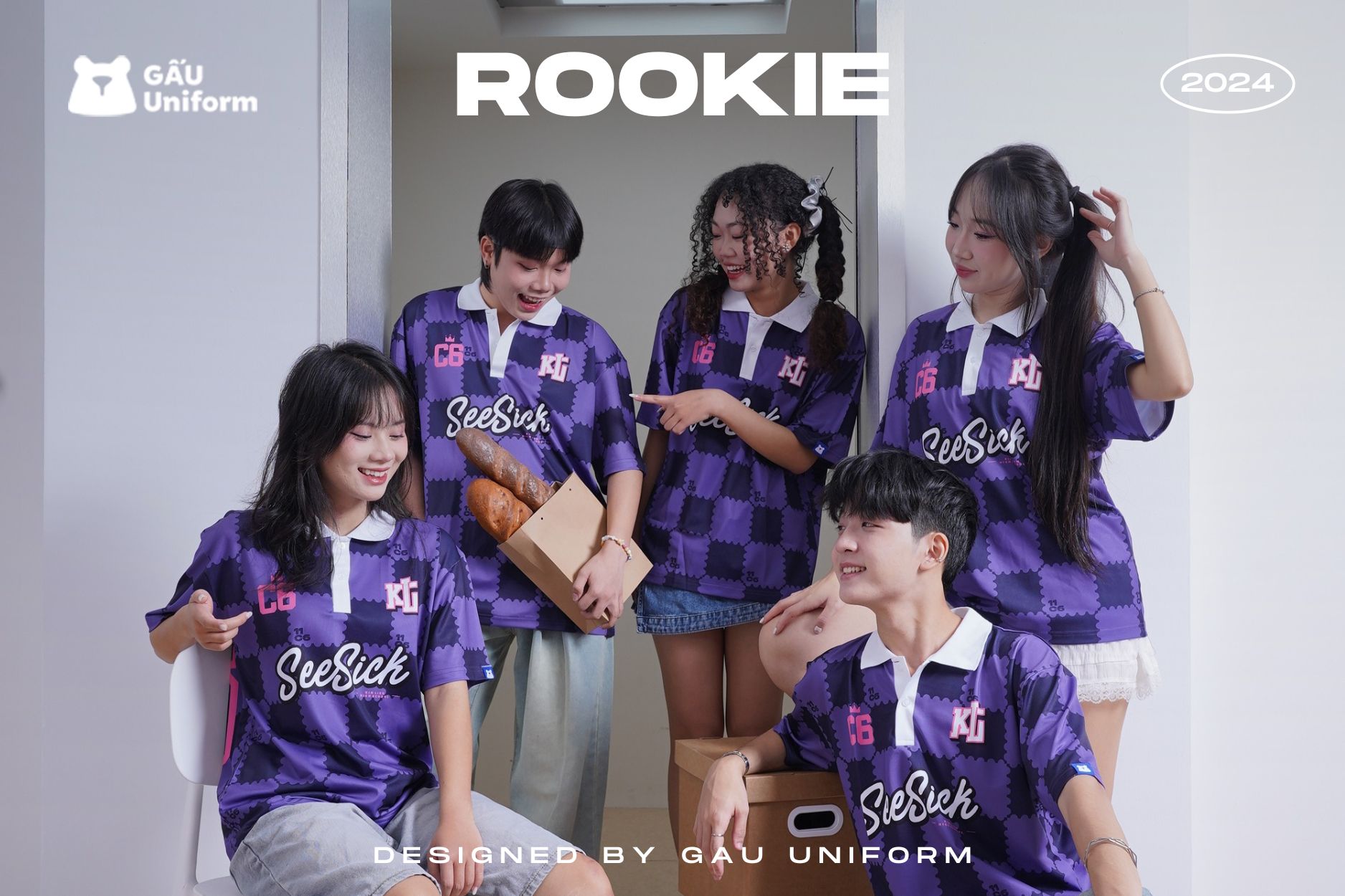 Áo lớp Rookie Tím