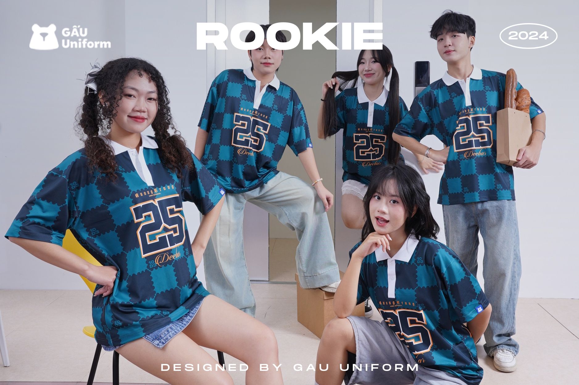 Áo lớp Rookie Xanh Lục Đậm