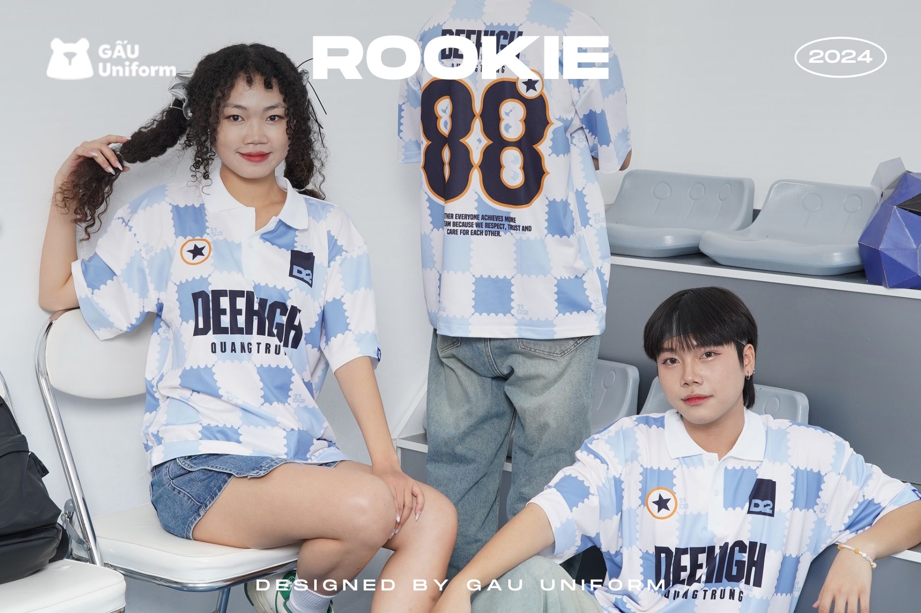 Áo lớp Rookie Xanh Da Trời