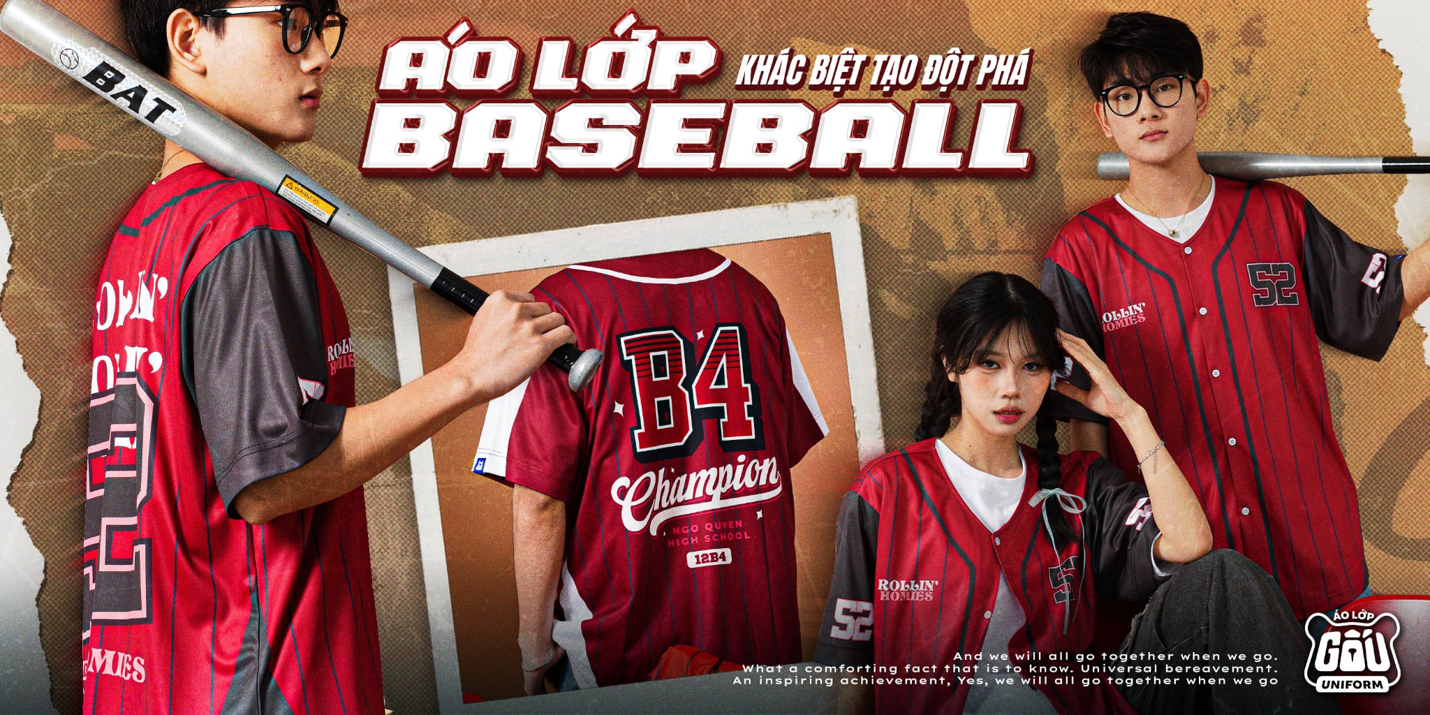 ÁO LỚP BASEBALL - KHÁC BIỆT TẠO ĐỘT PHÁ