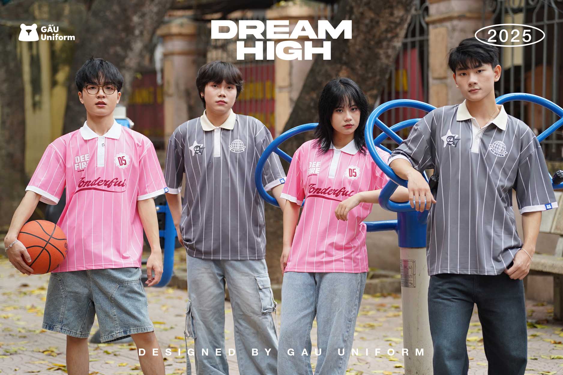 Áo lớp Dream High 2.0 Xám