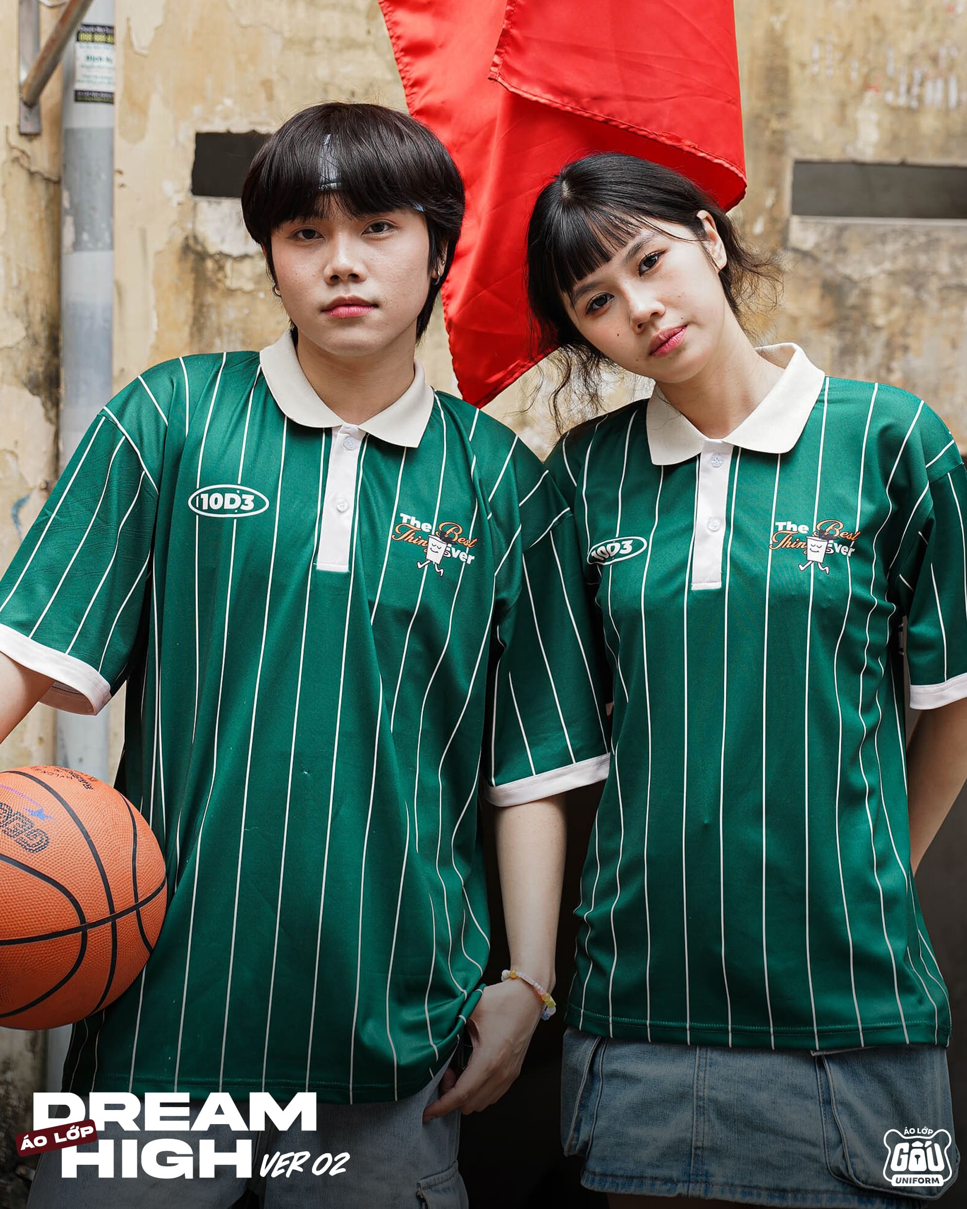 Áo lớp Dream High 2.0 Xanh Lá