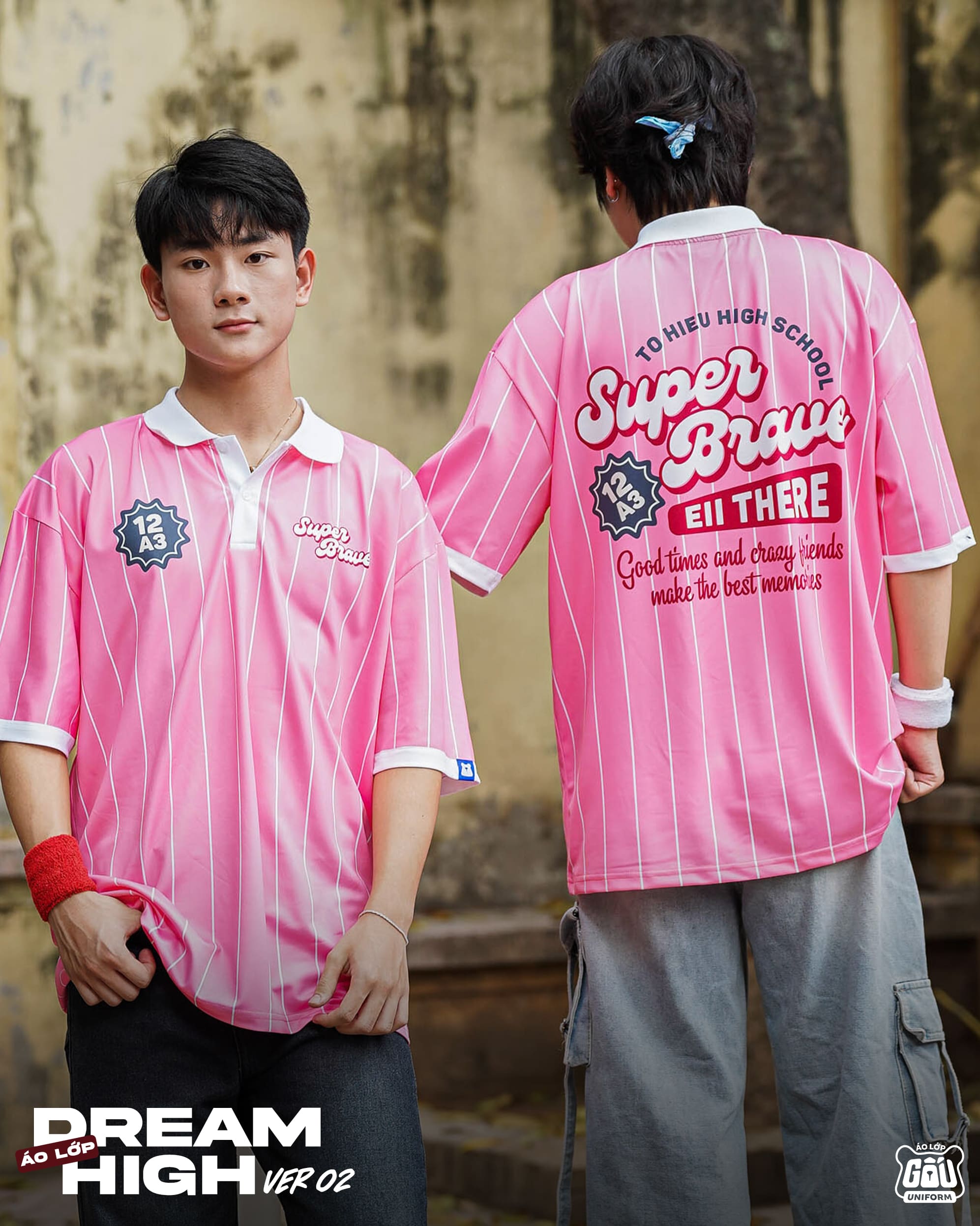 Áo lớp Dream High 2.0 Hồng