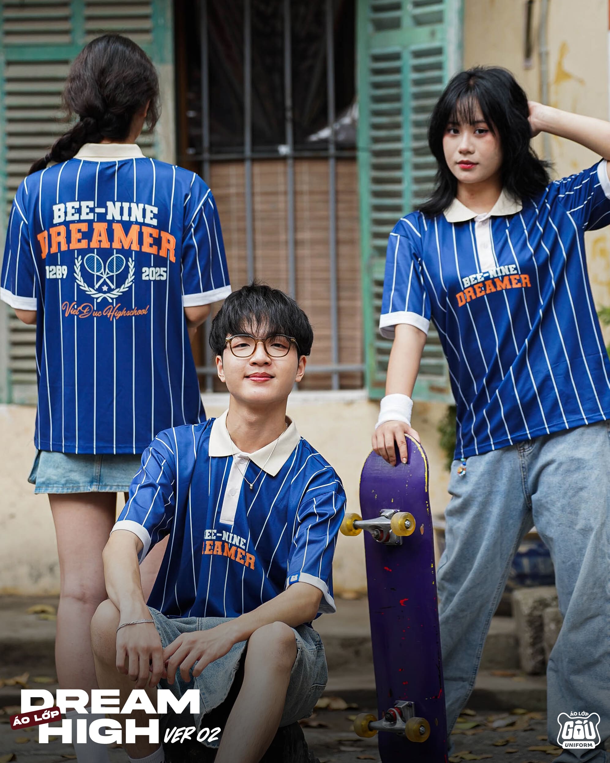 Áo lớp Dream High 2.0 Xanh Dương