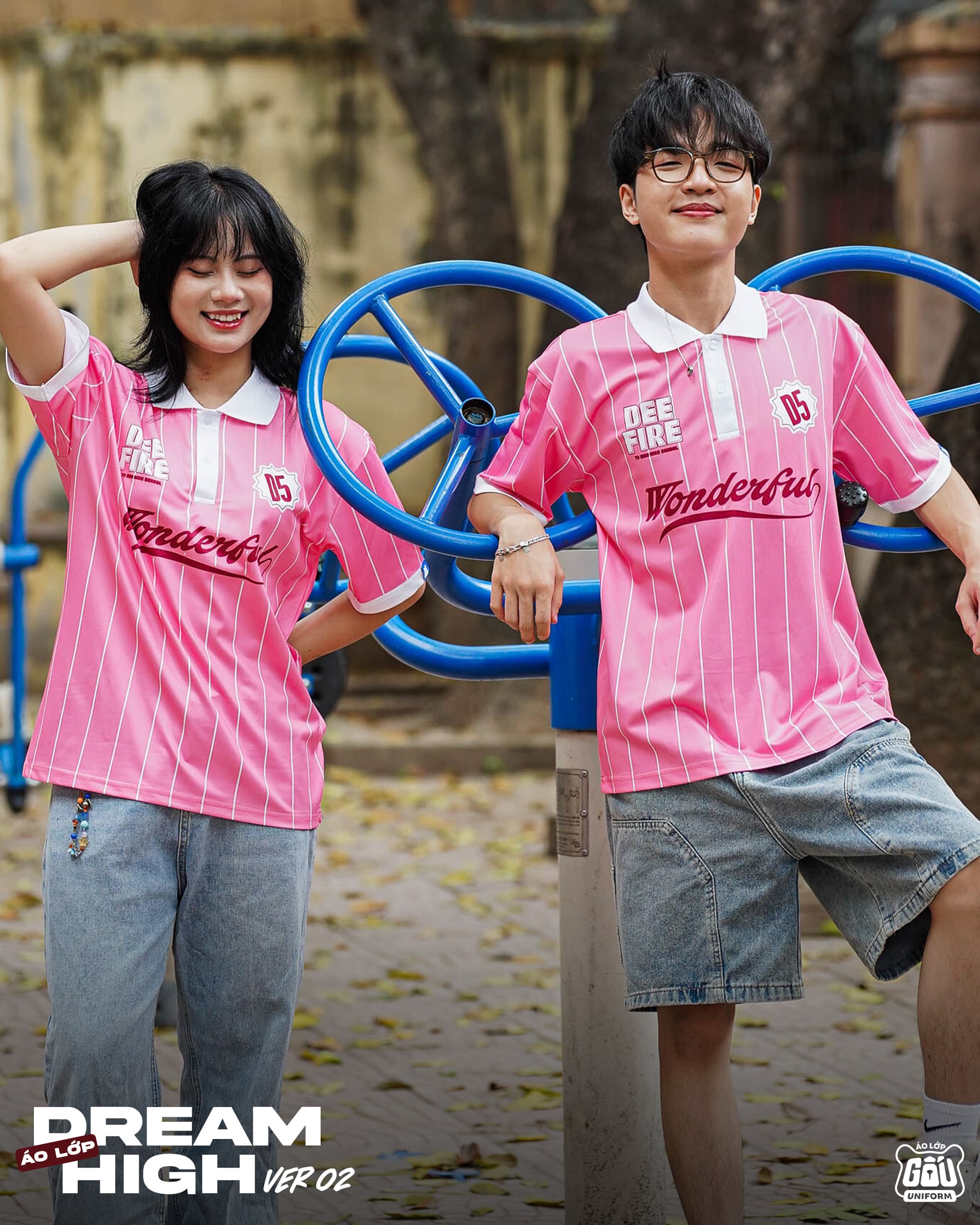 Áo lớp Dream High 2.0 Hồng