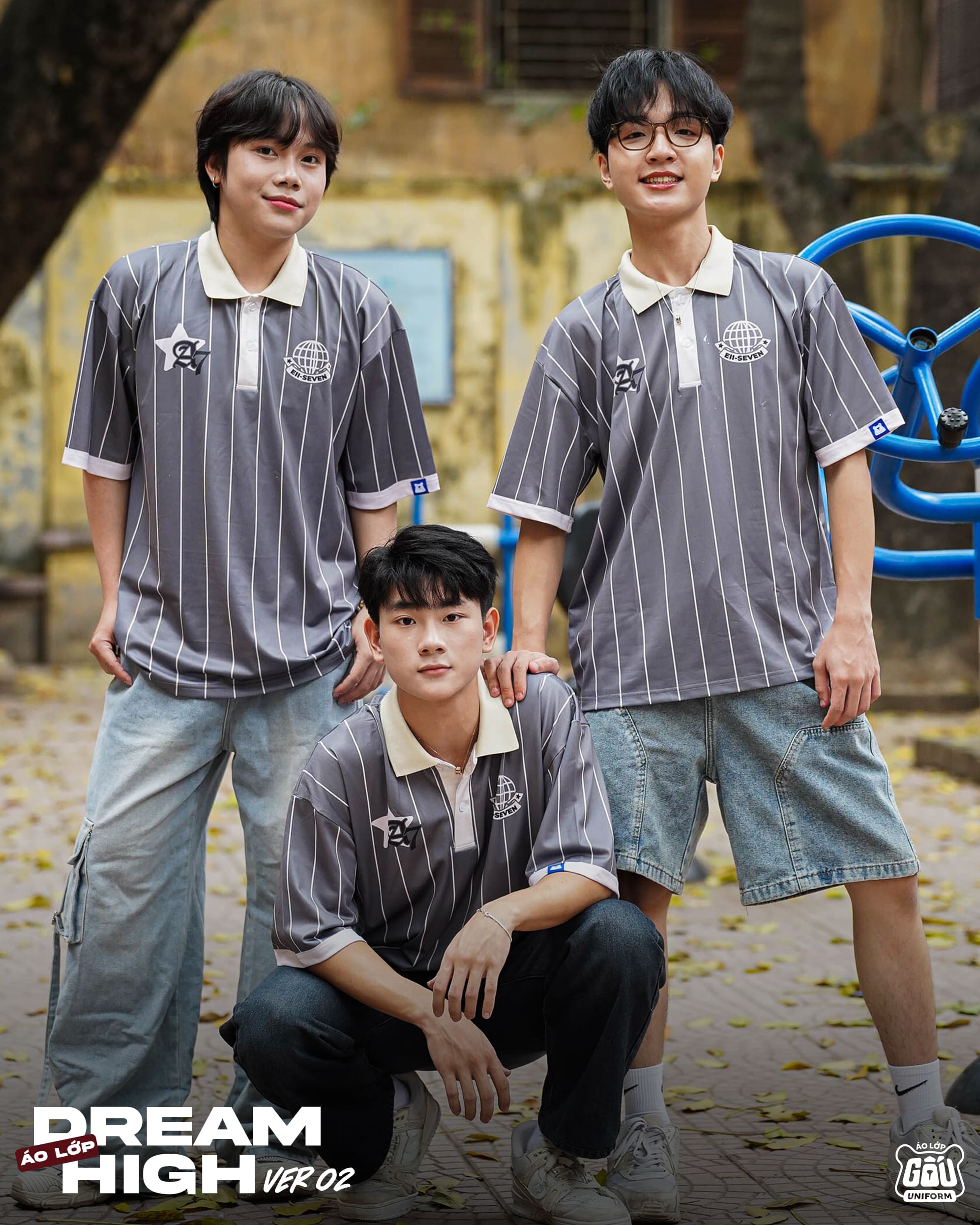 Áo lớp Dream High 2.0 Xám