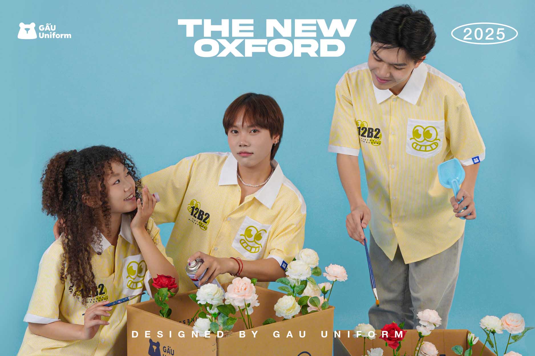 Áo lớp The New Oxford Màu Vàng