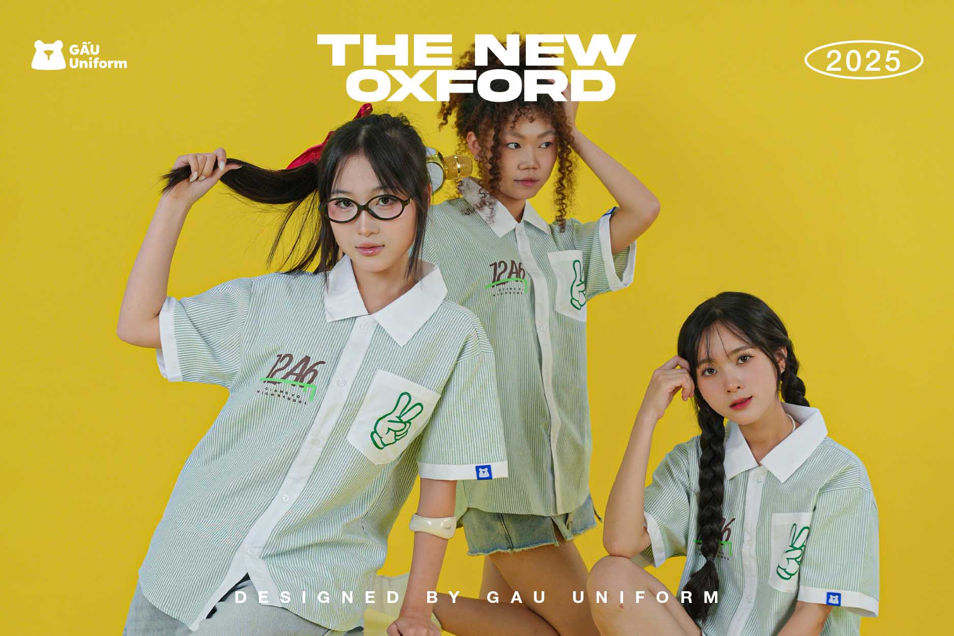 Áo lớp The New Oxford Màu Xanh lá