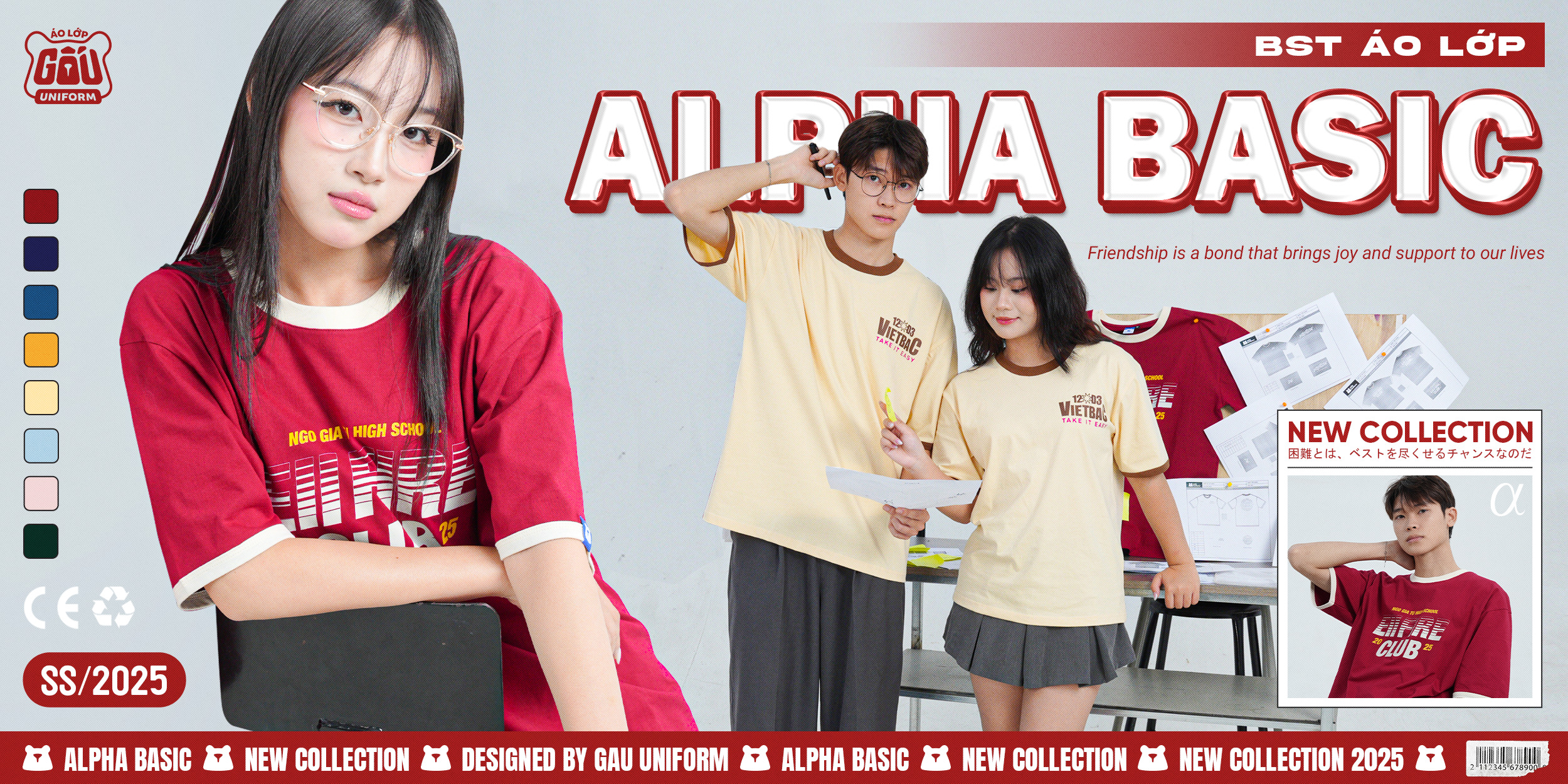 BST ÁO LỚP ALPHA BASIC – ĐƠN GIẢN NHƯNG ĐỦ ĐỂ KHÁC BIỆT