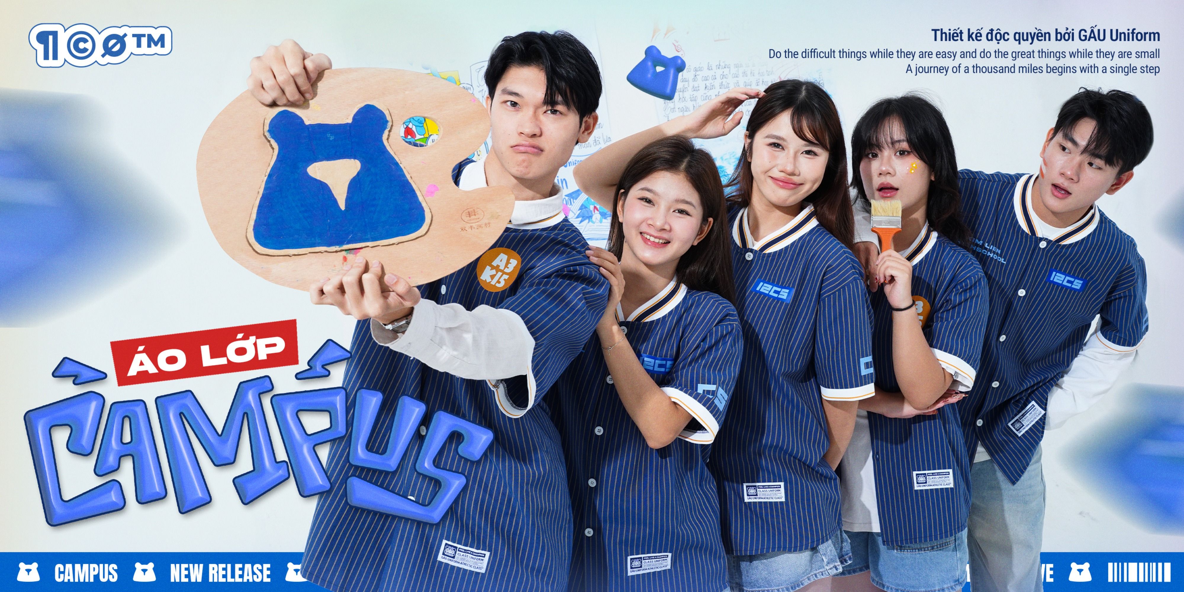 BST ÁO LỚP CAMPUS – DẤU ẤN ĐỘC QUYỀN CHỈ CÓ TẠI GẤU UNIFORM