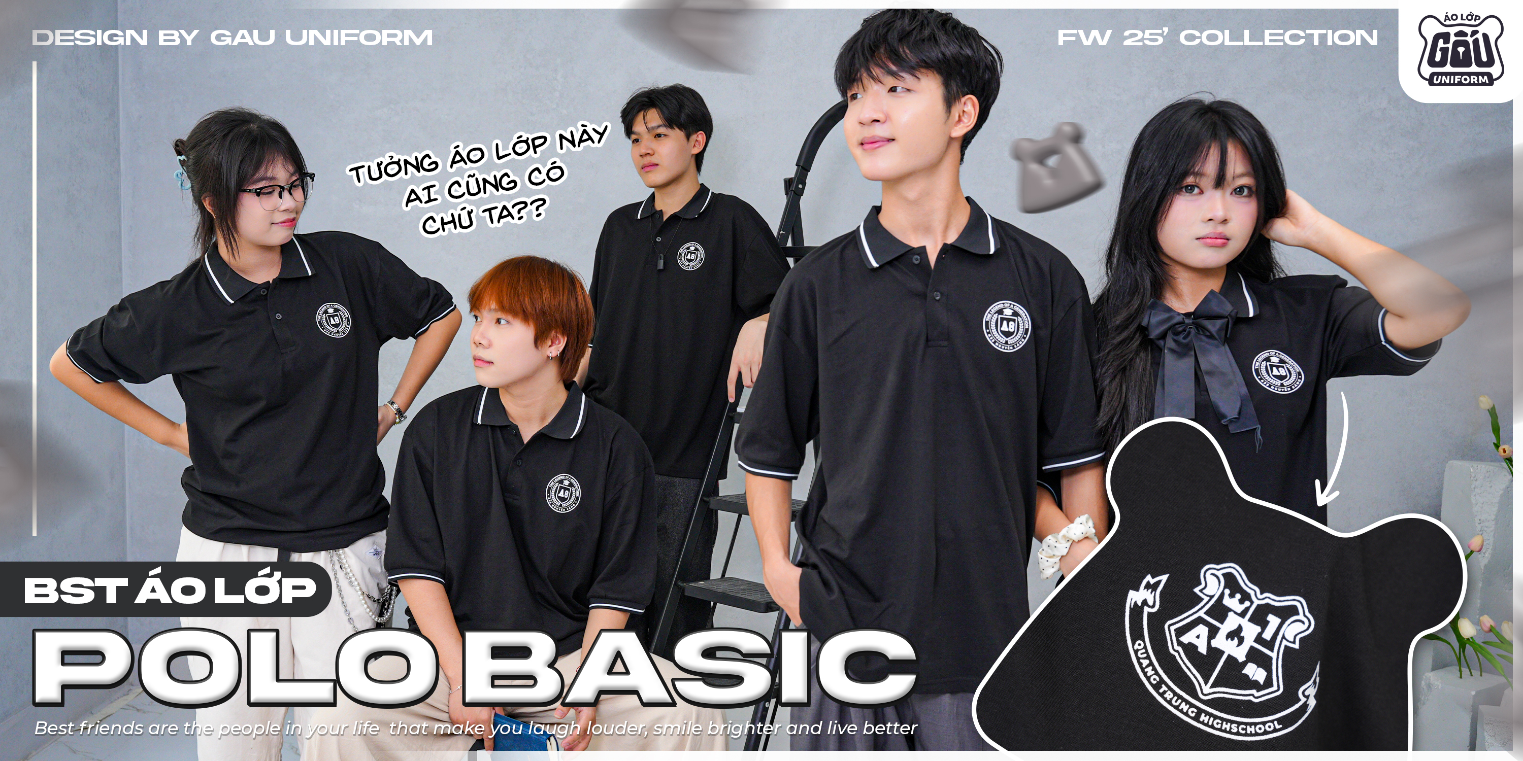 BST ÁO LỚP POLO BASIC – ÁO LỚP CHUẨN PHONG CÁCH