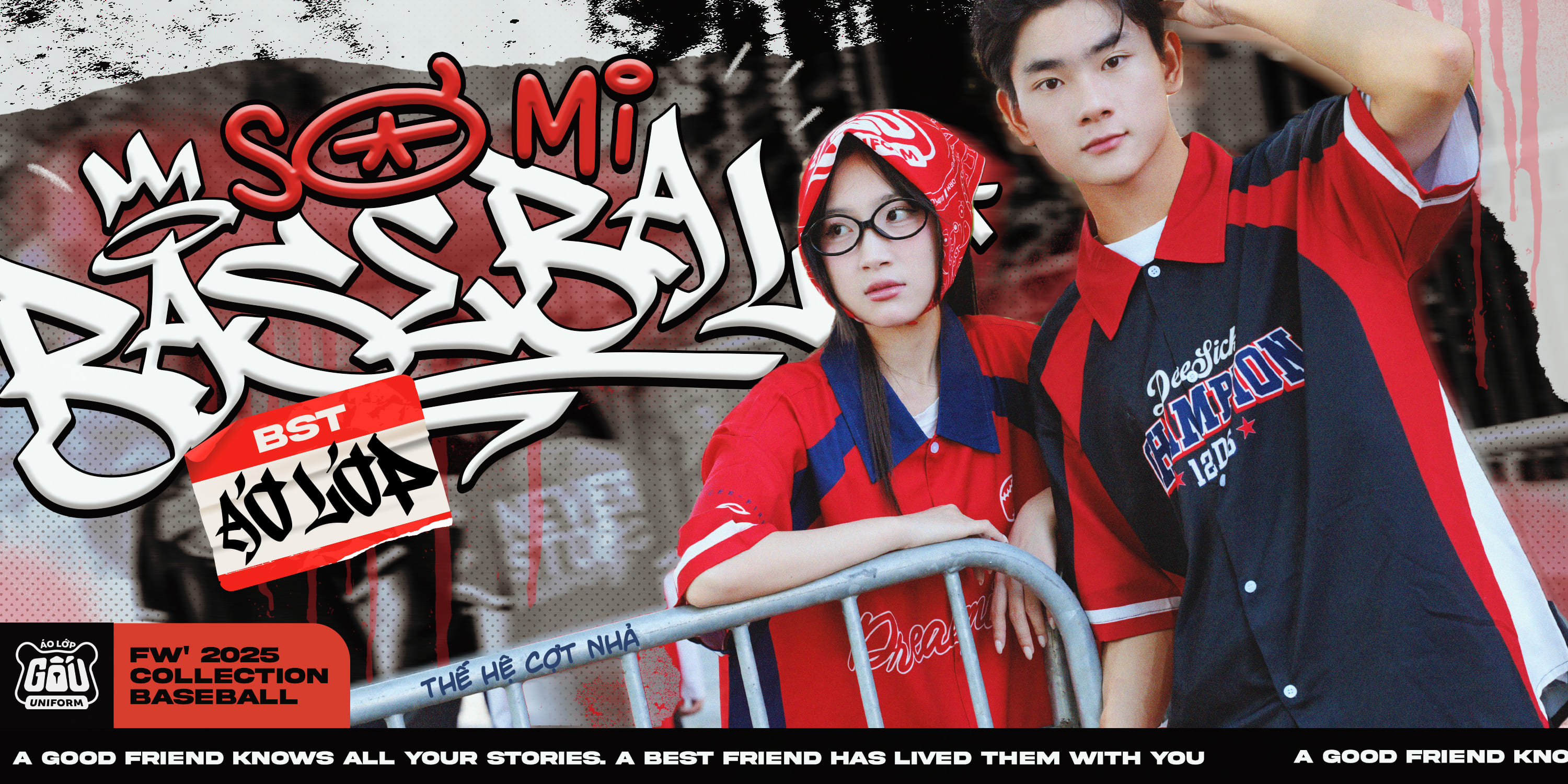 BST ÁO LỚP SƠMI BASEBALL - NOTHING IS IMPOSSIBLE